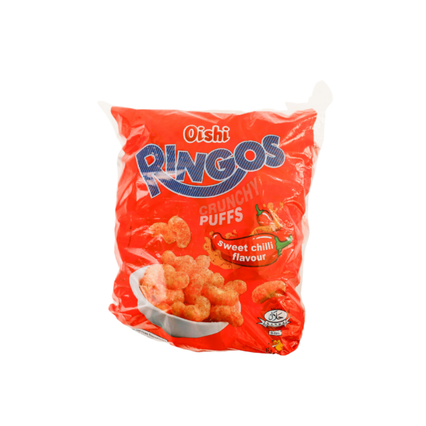 Oishi Ringos Sweet Chilli Puffs (50g x 10)